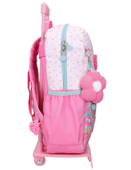 MOCHILA ADAP. 33CM. C/CARRO. ENSO GIRL ZONE